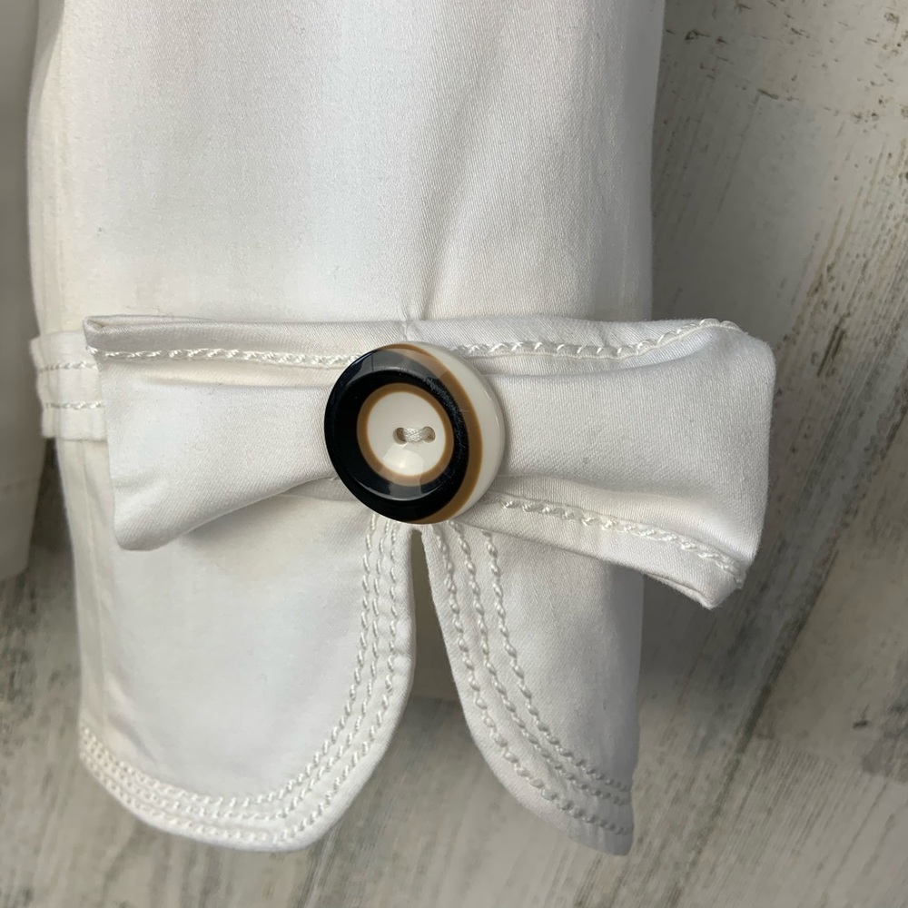 Pendleton White Cotton Lined Jacket Size M - image 7